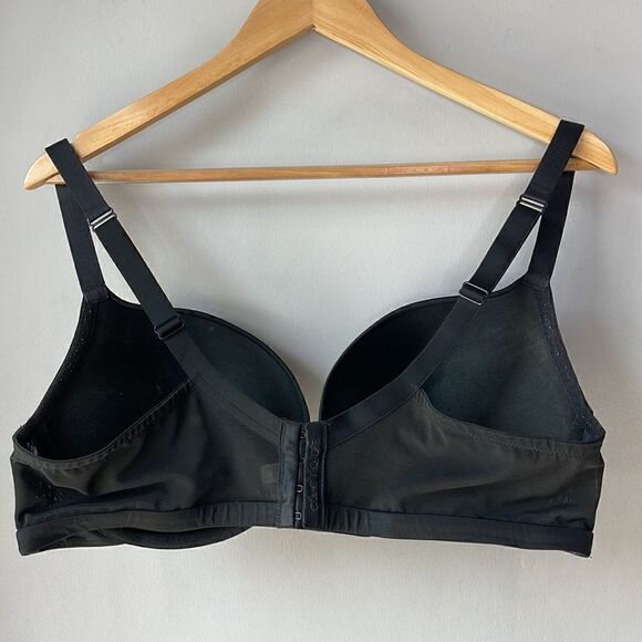 Cacique Black Bra 40 DD - Picture 5 of 6